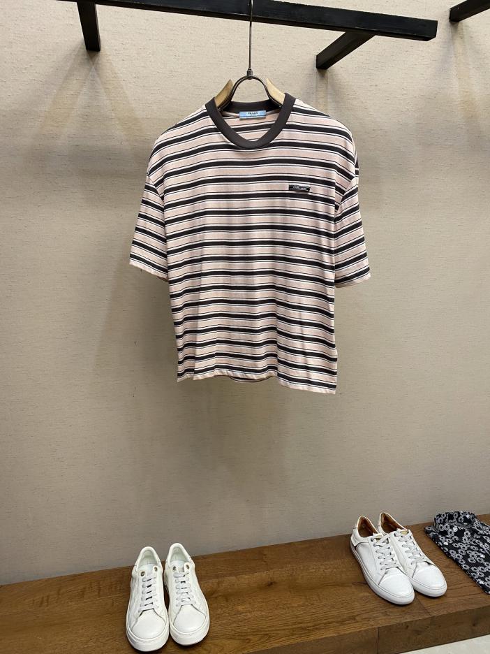 designer,replica,clothing,fake,1:1,lv,luxury,high quality Prada new striped short sleeve designer,replica,clothing,fake,1:1,lv,luxury,high quality Prada new striped short sleeve