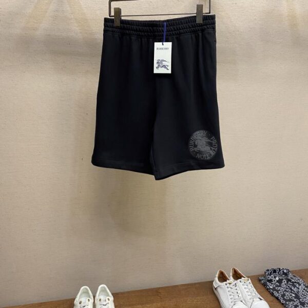designer,replica,clothing,fake,1:1,lv,luxury,high quality Burberry Equestrian Knight Badge Cotton Shorts