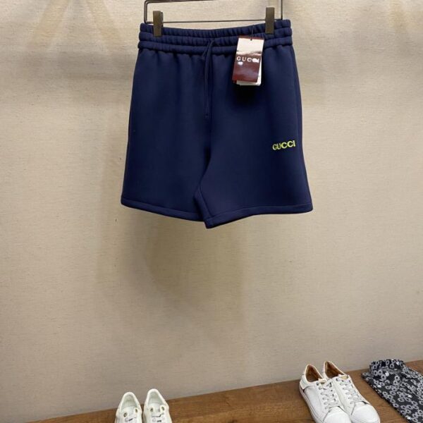 designer,replica,clothing,fake,1:1,lv,luxury,high quality Gucci patch knitted shorts