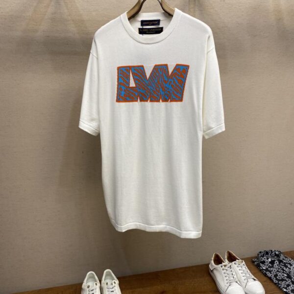 designer,replica,clothing,fake,1:1,lv,luxury,high quality Louis Vuitton new woolen zebra print short sleeves