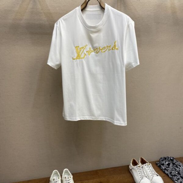 designer,replica,clothing,fake,1:1,lv,luxury,high quality Louis Vuitton new pure cotton stretch cotton fabric short sleeve