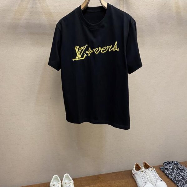 designer,replica,clothing,fake,1:1,lv,luxury,high quality Louis Vuitton new pure cotton stretch cotton fabric short sleeve