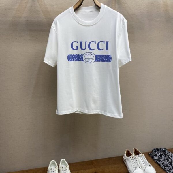 designer,replica,clothing,fake,1:1,lv,luxury,high quality Gucci new cotton stretch cotton fabric short sleeves