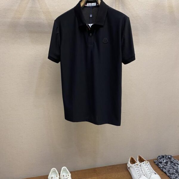 designer,replica,clothing,fake,1:1,lv,luxury,high quality Moncler Unisex Business Casual Lapel Short Sleeve Polo Shirt