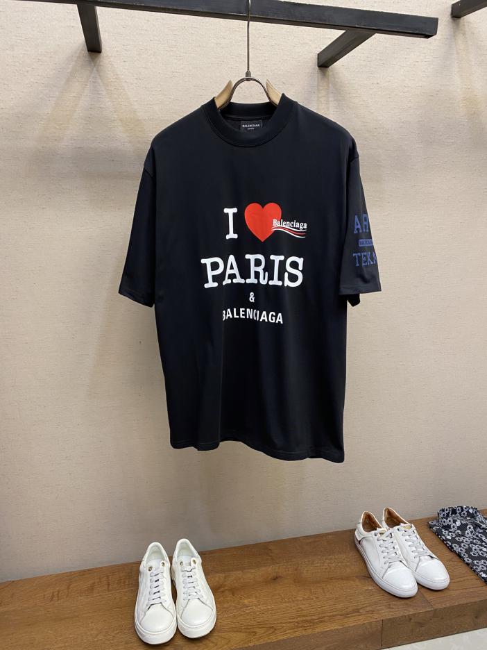 designer,replica,clothing,fake,1:1,lv,luxury,high quality Balenciaga I Love Paris Print Short Sleeve designer,replica,clothing,fake,1:1,lv,luxury,high quality Balenciaga I Love Paris Print Short Sleeve