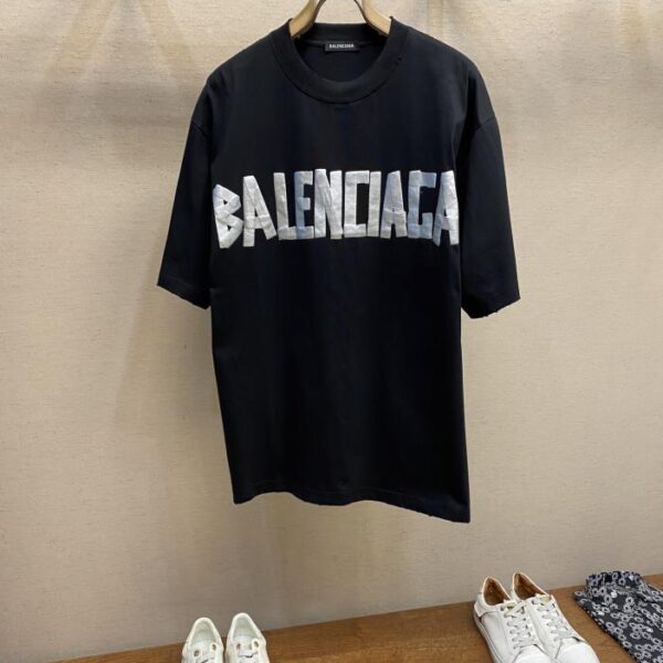 designer,replica,clothing,fake,1:1,lv,luxury,high quality Balenciaga LE Spring/Summer New Tape Series New T-shirt