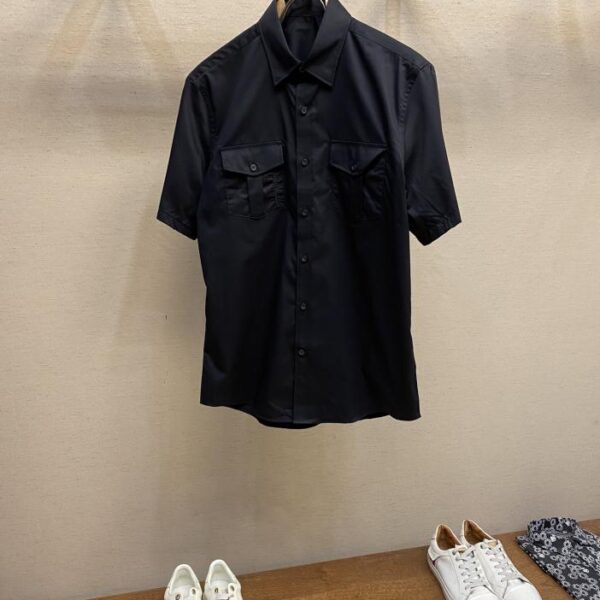 designer,replica,clothing,fake,1:1,lv,luxury,high quality Ferragam new Fila business casual shirt