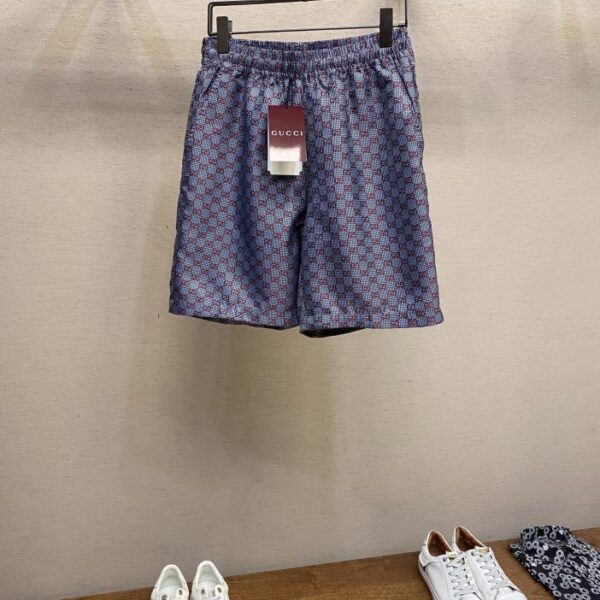 designer,replica,clothing,fake,1:1,lv,luxury,high quality Gucci GG Shadow cotton jacquard shorts