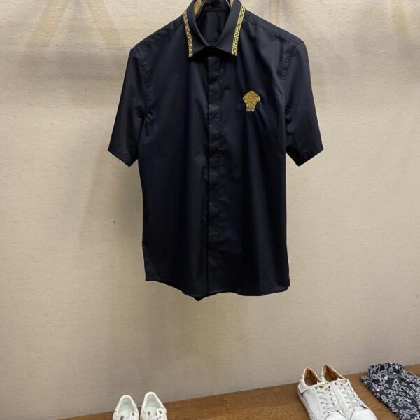 designer,replica,clothing,fake,1:1,lv,luxury,high quality Versace New Vava Business Casual Shirt