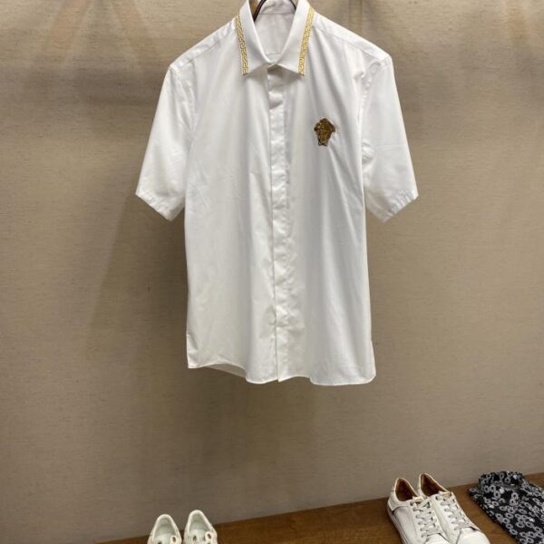 designer,replica,clothing,fake,1:1,lv,luxury,high quality Versace New Vava Business Casual Shirt