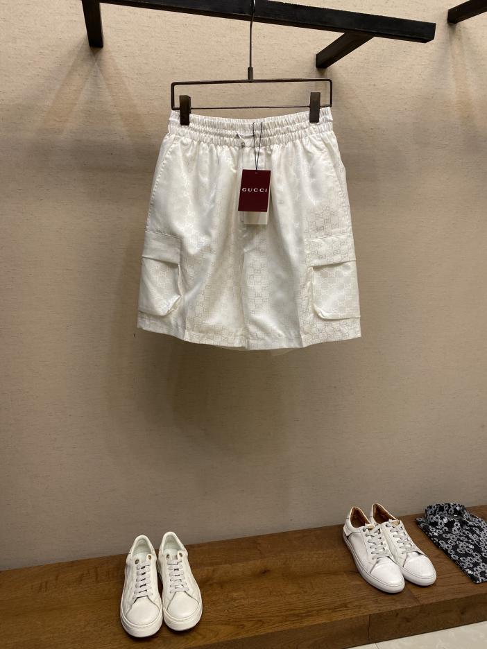 designer,replica,clothing,fake,1:1,lv,luxury,high quality Gucci Double G jacquard cargo pocket loose drawstring elastic shorts designer,replica,clothing,fake,1:1,lv,luxury,high quality Gucci Double G jacquard cargo pocket loose drawstring elastic shorts