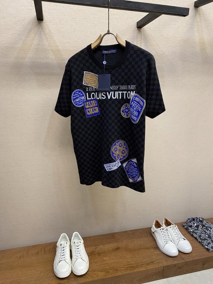 designer,replica,clothing,fake,1:1,lv,luxury,high quality Louis Vuitton new LV checkerboard cotton short-sleeve designer,replica,clothing,fake,1:1,lv,luxury,high quality Louis Vuitton new LV checkerboard cotton short-sleeve
