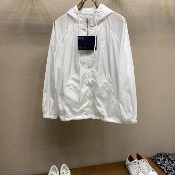 designer,replica,clothing,fake,1:1,lv,luxury,high quality Prada Spring/Summer Lightweight Recycled Nylon Rain Jacket