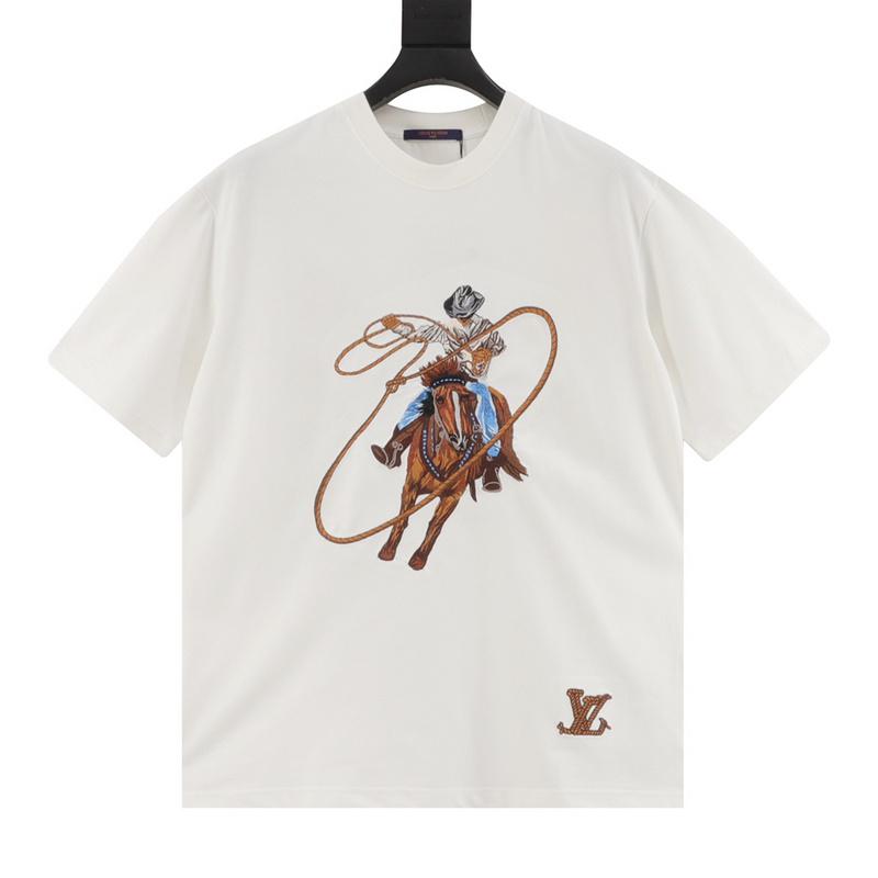 designer,replica,clothing,fake,1:1,lv,luxury,high quality Louis Vuitton catwalk style heavyweight western denim embroidered short-sleeved T-shirt (E958) designer,replica,clothing,fake,1:1,lv,luxury,high quality Louis Vuitton catwalk style heavyweight western denim embroidered short-sleeved T-shirt (E958)