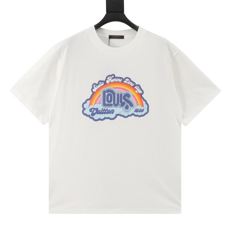 designer,replica,clothing,fake,1:1,lv,luxury,high quality Louis Vuitton Rainbow Letters Printed Short Sleeves (EF7B) designer,replica,clothing,fake,1:1,lv,luxury,high quality Louis Vuitton Rainbow Letters Printed Short Sleeves (EF7B)