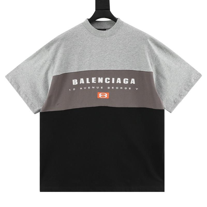 designer,replica,clothing,fake,1:1,lv,luxury,high quality Balenciaga three-color stitching letter print short-sleeved T-shirt (43DF) designer,replica,clothing,fake,1:1,lv,luxury,high quality Balenciaga three-color stitching letter print short-sleeved T-shirt (43DF)