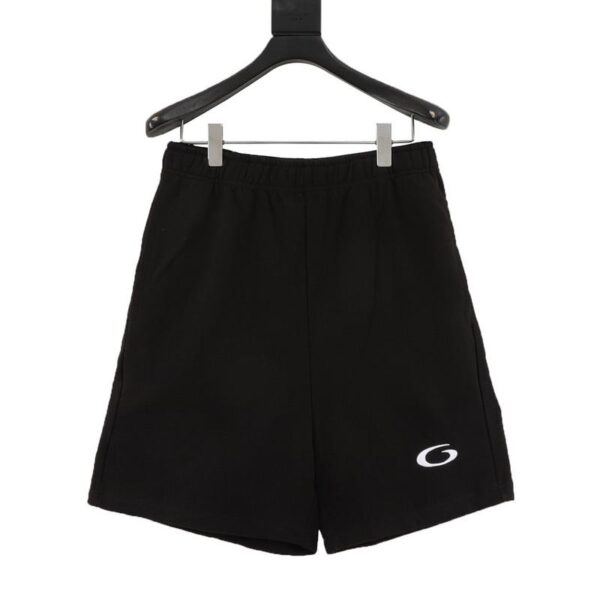 designer,replica,clothing,fake,1:1,lv,luxury,high quality Balenciaga Embroidered Logo Shorts(59B2)