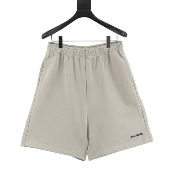 designer,replica,clothing,fake,1:1,lv,luxury,high quality Balenciaga reverse letter embroidered shorts (5657)