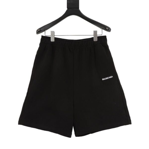 designer,replica,clothing,fake,1:1,lv,luxury,high quality Balenciaga Small Letter Embroidered Shorts (86CE)