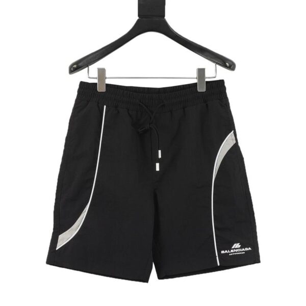 designer,replica,clothing,fake,1:1,lv,luxury,high quality Balenciaga patchwork letter embroidered shorts (60F4)