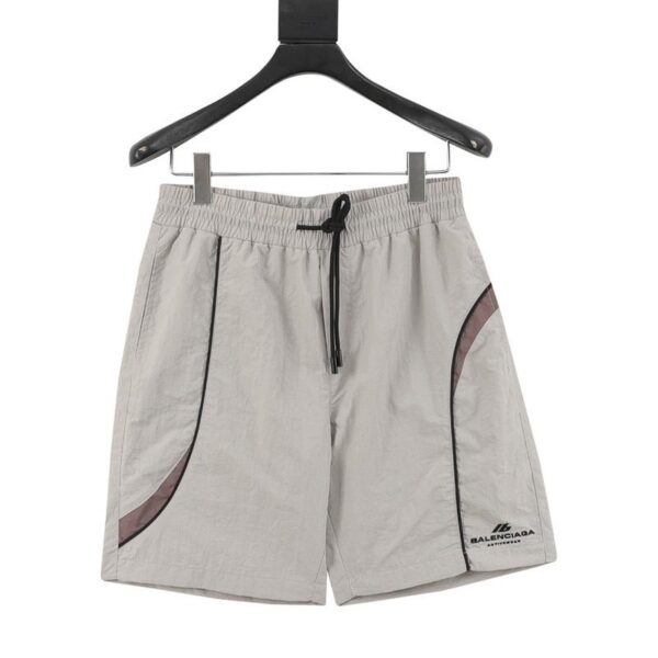 designer,replica,clothing,fake,1:1,lv,luxury,high quality Balenciaga patchwork letter embroidered shorts (DF3E)