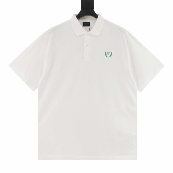 designer,replica,clothing,fake,1:1,lv,luxury,high quality Balenciaga new wheat ear embroidered Polo shirt (0C0D)
