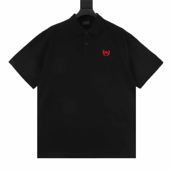 designer,replica,clothing,fake,1:1,lv,luxury,high quality Balenciaga new wheat ear embroidered Polo shirt (1E4A)