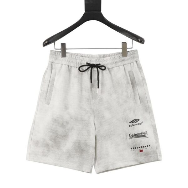 designer,replica,clothing,fake,1:1,lv,luxury,high quality Balenciaga Washed Logo Letter Print Shorts(7695)