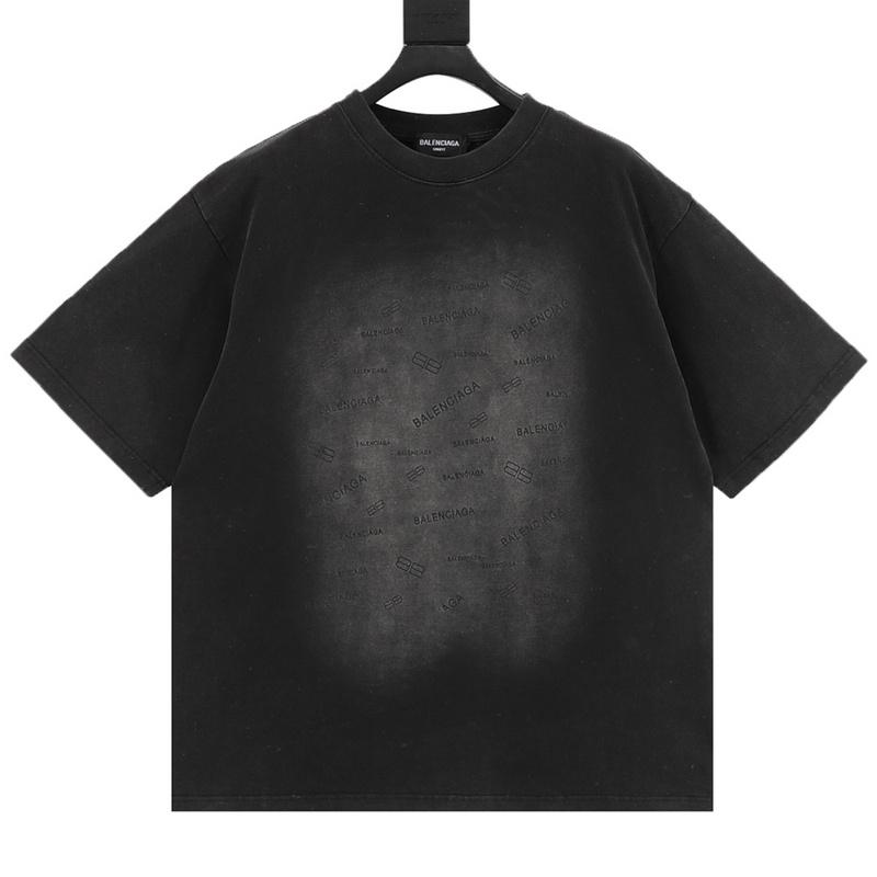 designer,replica,clothing,fake,1:1,lv,luxury,high quality Balenciaga Washed All Over Letter Print Round Neck T-Shirt (06FB) designer,replica,clothing,fake,1:1,lv,luxury,high quality Balenciaga Washed All Over Letter Print Round Neck T-Shirt (06FB)