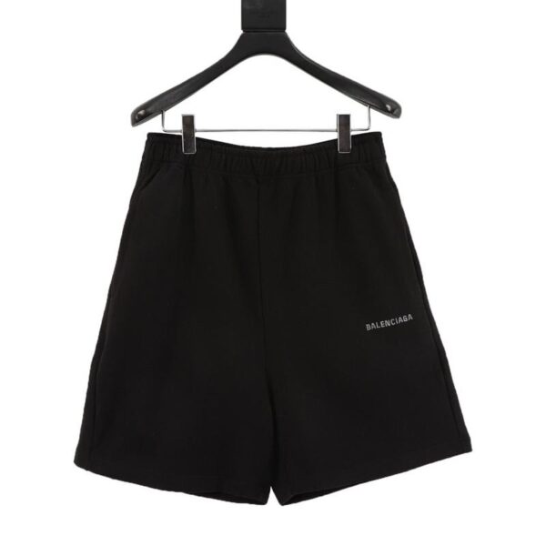 designer,replica,clothing,fake,1:1,lv,luxury,high quality Balenciaga rhinestone letter shorts (BEE5)