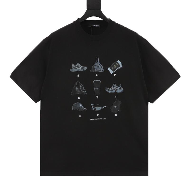 designer,replica,clothing,fake,1:1,lv,luxury,high quality Balenciaga classic single product pattern print short sleeve T-shirt (03F5) designer,replica,clothing,fake,1:1,lv,luxury,high quality Balenciaga classic single product pattern print short sleeve T-shirt (03F5)