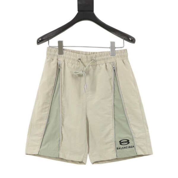 designer,replica,clothing,fake,1:1,lv,luxury,high quality Balenciaga Zippered Letter Embroidered Shorts (288E)