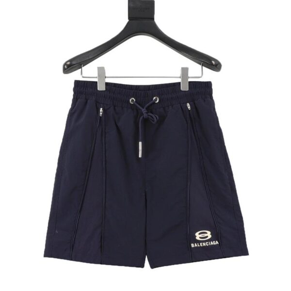 designer,replica,clothing,fake,1:1,lv,luxury,high quality Balenciaga Zippered Letter Embroidered Shorts (C9D1)