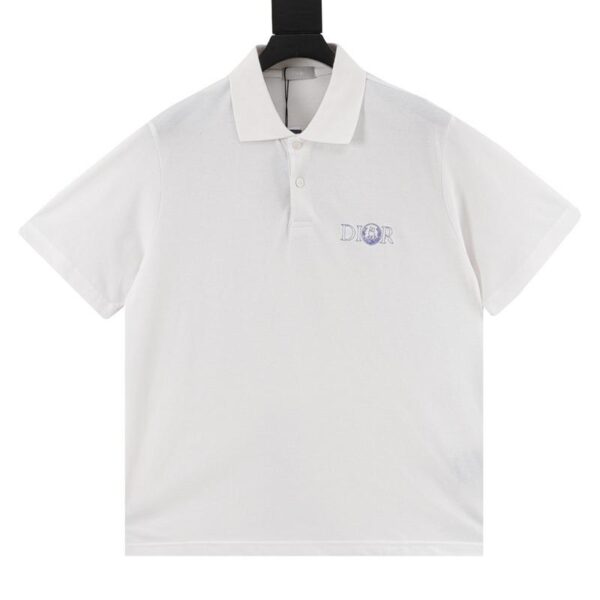 designer,replica,clothing,fake,1:1,lv,luxury,high quality Dior Cat Pattern Polo Short Sleeve (4CFC)