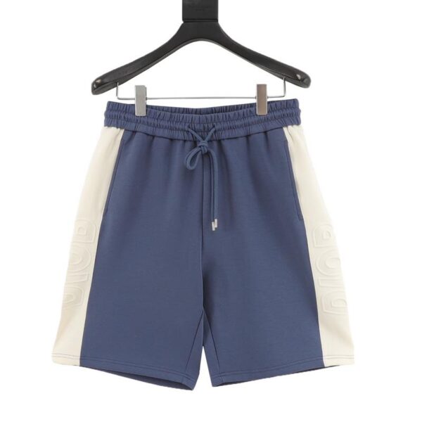 designer,replica,clothing,fake,1:1,lv,luxury,high quality Dior side contrast stitching logo embossed shorts (E2EA)