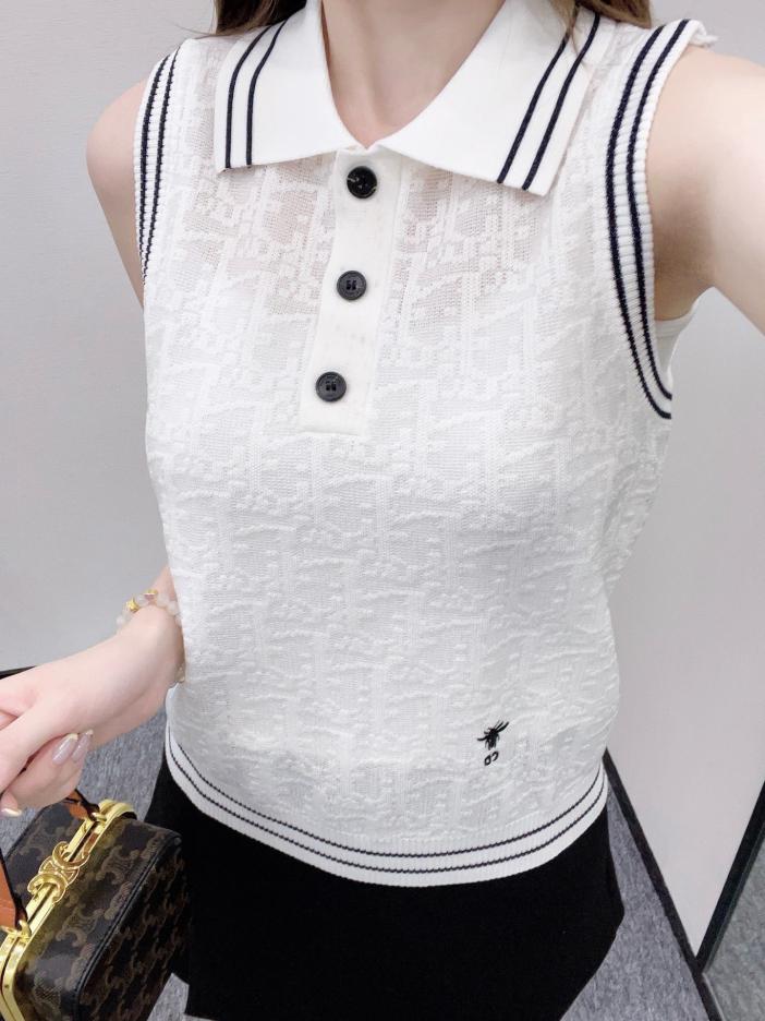 designer,replica,clothing,fake,1:1,lv,luxury,high quality Original high-end quality Dior jacquard logo knitted lapel vest designer,replica,clothing,fake,1:1,lv,luxury,high quality Original high-end quality Dior jacquard logo knitted lapel vest