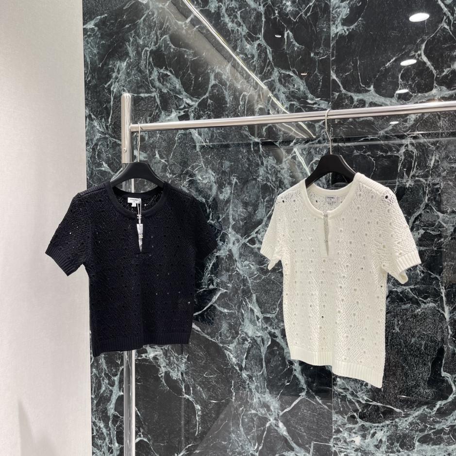designer,replica,clothing,fake,1:1,lv,luxury,high quality Chanel summer new knitted hollow short sleeves, all-over hollow and slightly transparent designer,replica,clothing,fake,1:1,lv,luxury,high quality Chanel summer new knitted hollow short sleeves, all-over hollow and slightly transparent