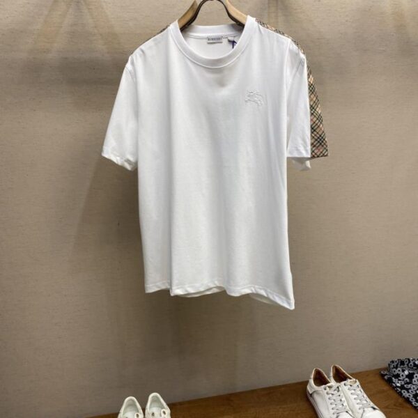 designer,replica,clothing,fake,1:1,lv,luxury,high quality Burberry Checked Band Short Sleeve (ZK82M)
