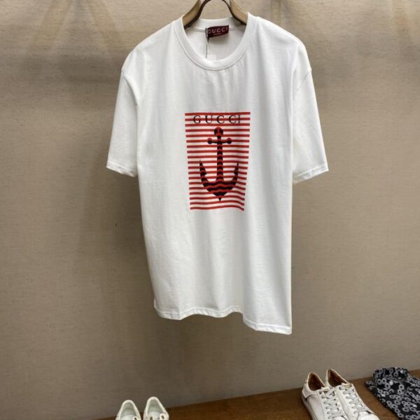 designer,replica,clothing,fake,1:1,lv,luxury,high quality Gucci×Navigation Series Short Sleeve T-Shirt Unisex (HU32K)