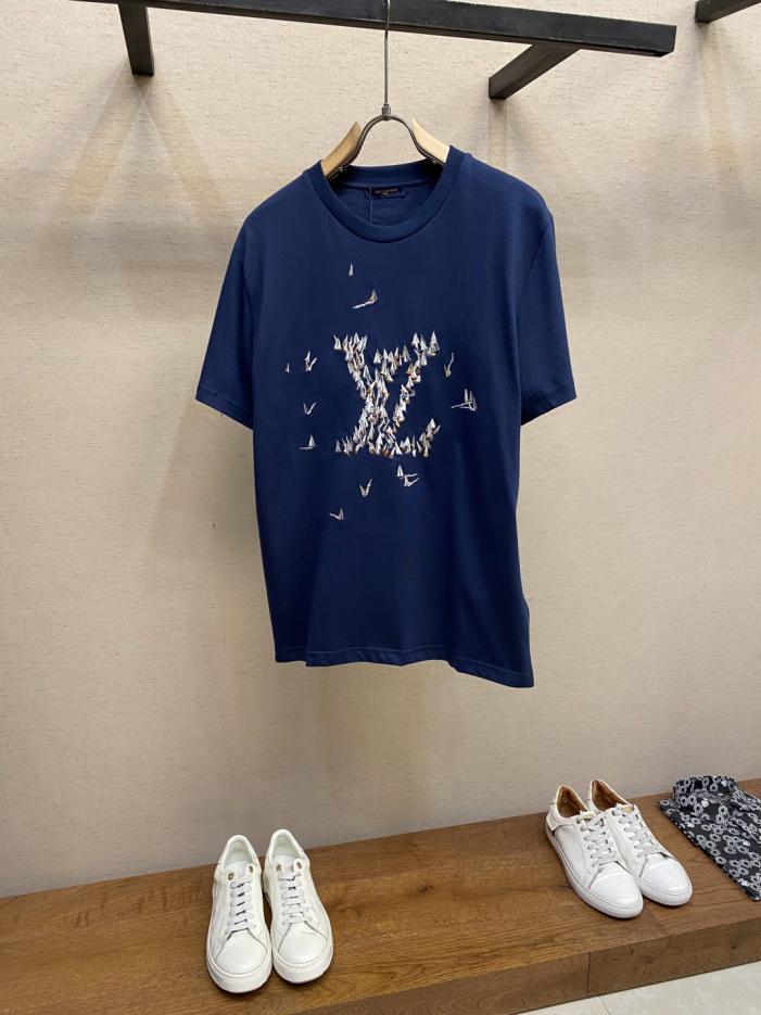 designer,replica,clothing,fake,1:1,lv,luxury,high quality LV sailboat embroidery round neck short sleeves (569EY) designer,replica,clothing,fake,1:1,lv,luxury,high quality LV sailboat embroidery round neck short sleeves (569EY)