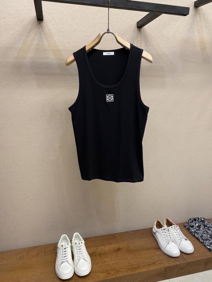 designer,replica,clothing,fake,1:1,lv,luxury,high quality Loewe embroidered spring and summer classic round neck sleeveless vest 120g double yarn fine cotton (3AXR7) designer,replica,clothing,fake,1:1,lv,luxury,high quality Loewe embroidered spring and summer classic round neck sleeveless vest 120g double yarn fine cotton (3AXR7)