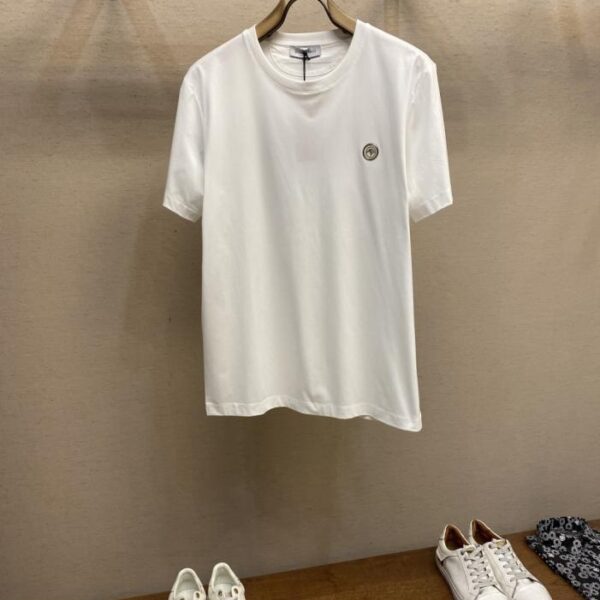 designer,replica,clothing,fake,1:1,lv,luxury,high quality Stefano Ricci new cotton stretch cotton fabric short-sleeved T-shirt (ERQLX)