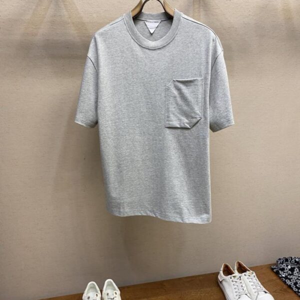 designer,replica,clothing,fake,1:1,lv,luxury,high quality BV new cotton stretch cotton fabric short-sleeved T-shirt (QRTDO)