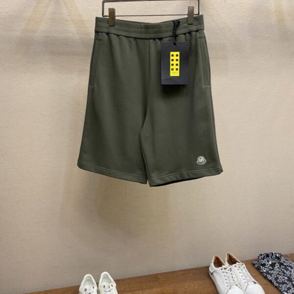 designer,replica,clothing,fake,1:1,lv,luxury,high quality Moncler co-branded embroidered cotton shorts (WZQ6Z)