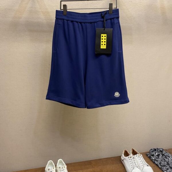 designer,replica,clothing,fake,1:1,lv,luxury,high quality Moncler co-branded embroidered cotton shorts (ZQJKN)