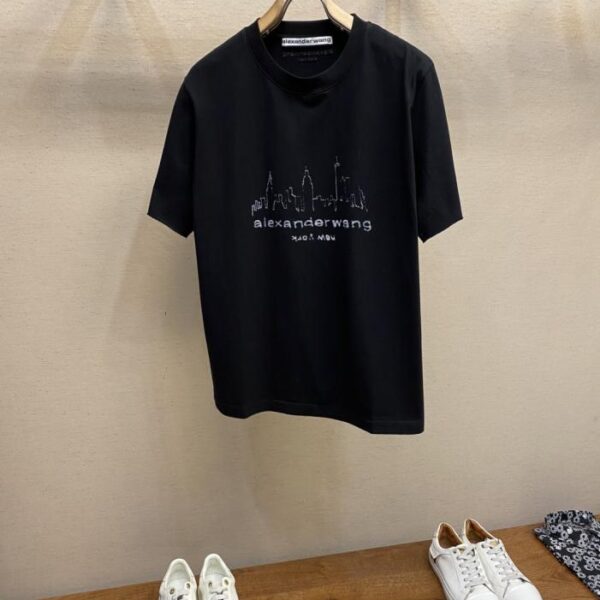 designer,replica,clothing,fake,1:1,lv,luxury,high quality Alexander Wang Super Soft Washed Fabric T-Shirt (FT06G)