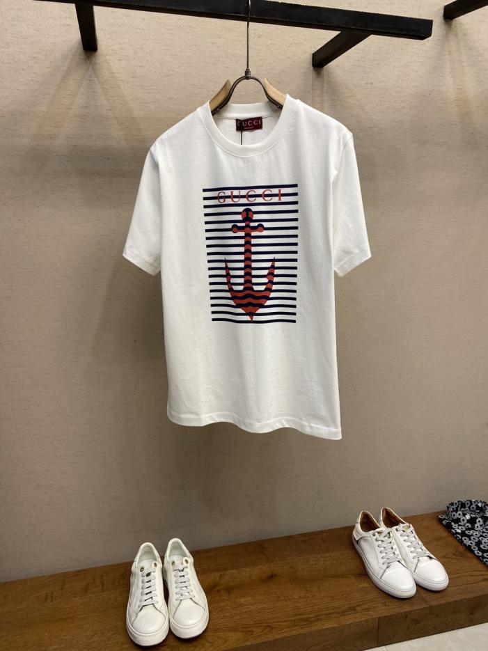 designer,replica,clothing,fake,1:1,lv,luxury,high quality Gucci Nautical Series Anchor ⚓️ Printed Cotton Short Sleeve T-Shirt (XGRIJ) designer,replica,clothing,fake,1:1,lv,luxury,high quality Gucci Nautical Series Anchor ⚓️ Printed Cotton Short Sleeve T-Shirt (XGRIJ)