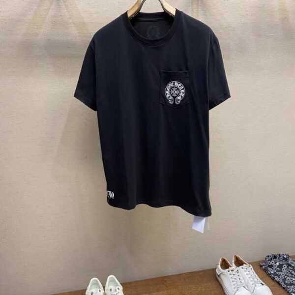 designer,replica,clothing,fake,1:1,lv,luxury,high quality Chrome Hearts new loose cotton round neck short sleeves unisex (UNJ0Z)