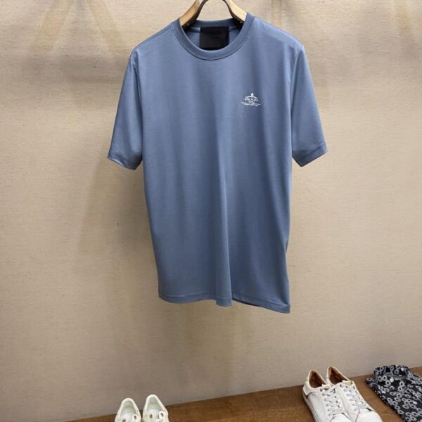 designer,replica,clothing,fake,1:1,lv,luxury,high quality Prada Classic Letter Printed Three-Color Short Sleeve T-Shirt (RA83P)