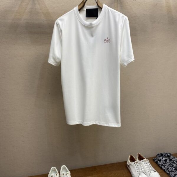 designer,replica,clothing,fake,1:1,lv,luxury,high quality Prada Classic Letter Printed Three-Color Short Sleeve T-Shirt (TFZ0F)